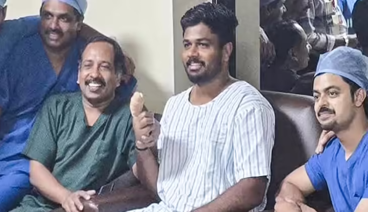 സഞ്ജുവിന്റെ ശസ്ത്രക്രിയ കഴിഞ്ഞു: ഒരു മാസത്തെ വിശ്രമം, തിരിച്ചുവരവ് അടുത്ത മാസം ഐപിഎല്ലിൽ,