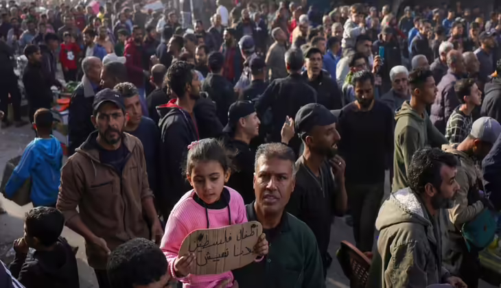 പുറത്തുപോകൂ; ഗാസയിൽ ഹമാസ് വിരുദ്ധ പ്രതിഷേധവുമായി പലസ്തീനികൾ