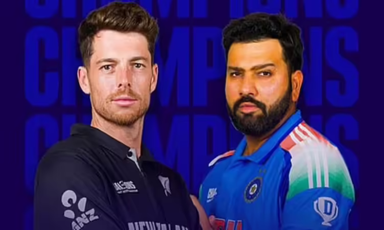 ചാംപ‍്യൻസ് ട്രോഫി കിരീടം ലക്ഷ‍്യമിട്ട് ഇന്ത‍്യ; കണക്കുതീർക്കാൻ ന‍്യൂസിലൻഡ്: ഫൈനൽ മൽസരം 2:30ന്
