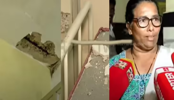 എറണാകുളം ജനറല്‍ ആശുപത്രിയില്‍ സുരക്ഷാവീഴ്ച; ഗൈനിക്ക് വാര്‍ഡില്‍ കോണ്‍ക്രീറ്റ് ജനല്‍പാളി അടര്‍ന്ന് വീണു