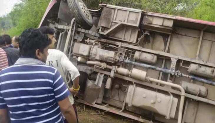 ഹരിയാനയിൽ സ്‌കൂൾ ബസ് മറിഞ്ഞ് വിദ്യാർഥികളടക്കം 40 പേർക്ക് പരുക്ക്
