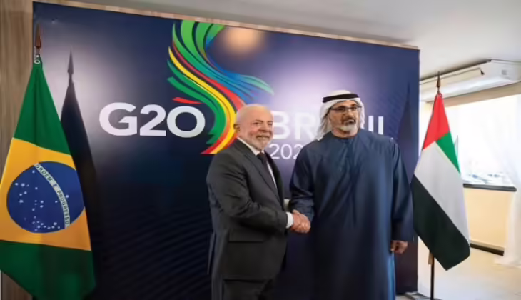 അബുദാബി കിരീടാവകാശി ബ്രസീല്‍ പ്രസിഡന്റുമായി കൂടിക്കാഴ്ച നടത്തി