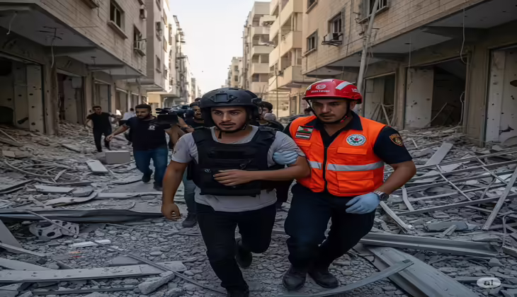 ഗാസയിൽ ഇസ്രായേൽ ആക്രമണം: മാധ്യമപ്രവർത്തകനും രക്ഷാപ്രവർത്തകനും ഉൾപ്പെടെ 23 പേർ കൊല്ലപ്പെട്ടു