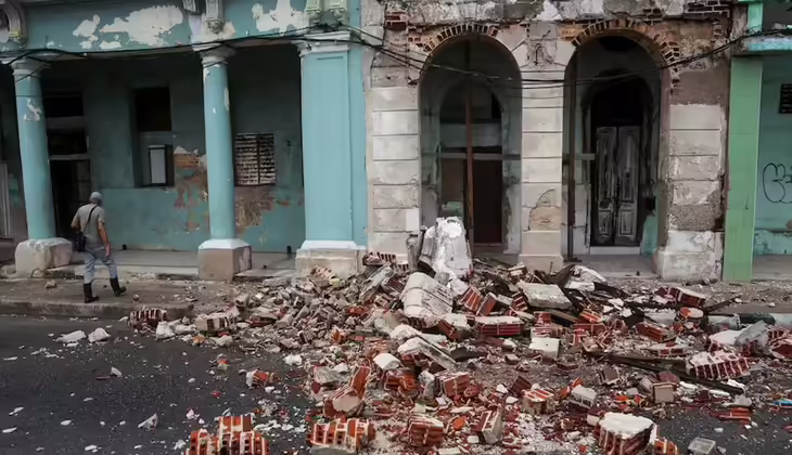 ക്യൂബയിൽ ശക്തമായ രണ്ട് ഭൂചലനങ്ങൾ; നിരവധി കെട്ടിടങ്ങൾ തകർന്നു