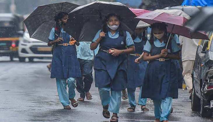 കനത്ത മഴ: അഞ്ച് ജില്ലകളിൽ നാളെ സ്കൂൾ അവധി