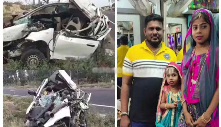 നിര്ത്തിയിട്ട ബസിലേയ്ക്ക് കാര് പാഞ്ഞുകയറി വന് അപകടം: അഞ്ച് പേര് മരിച്ചു