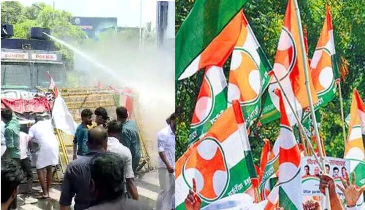 മുഖ്യമന്ത്രിയുടെ രാജി ആവശ്യപ്പെട്ട് യൂത്ത് കോൺഗ്രസ് സെക്രട്ടേറിയറ്റിലേക്ക് നടത്തിയ മാർച്ചിൽ സംഘർഷം