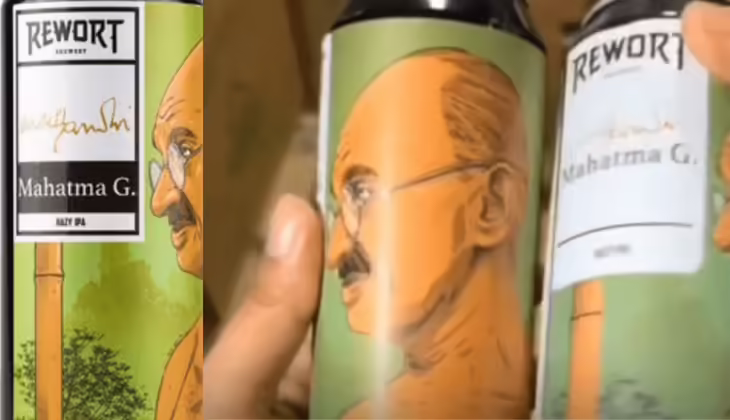 റഷ്യൻ ബിയർ ക്യാനിൽ മഹാത്മാഗാന്ധിയുടെ പേരും ചിത്രവും; വ്യാപക വിമർശനം