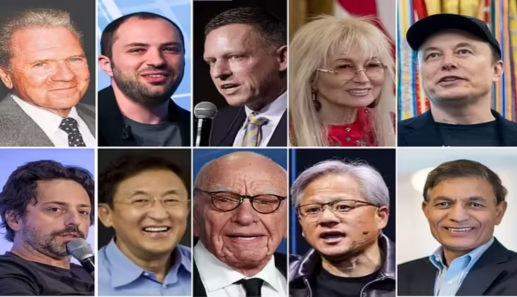 അമേരിക്കയുടെ കുടിയേറ്റ കോടീശ്വരന്മാർ 2025: ആദ്യ പത്ത് സ്ഥാനങ്ങളിൽ മസ്കും ബ്രിനും; ഇന്ത്യയിൽ നിന്ന് ജയ് ചൗധരിയും