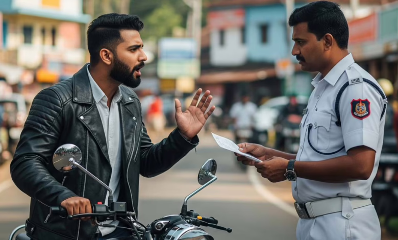 retaliation-for-questioning-kerala-biker-slapped-with-massive-₹9000-fine-for-helmet-violation